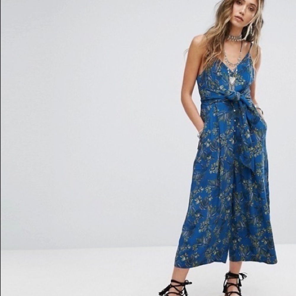 NWT Free People Tropics Floral Jumpsuit - Picture 2 of 7
